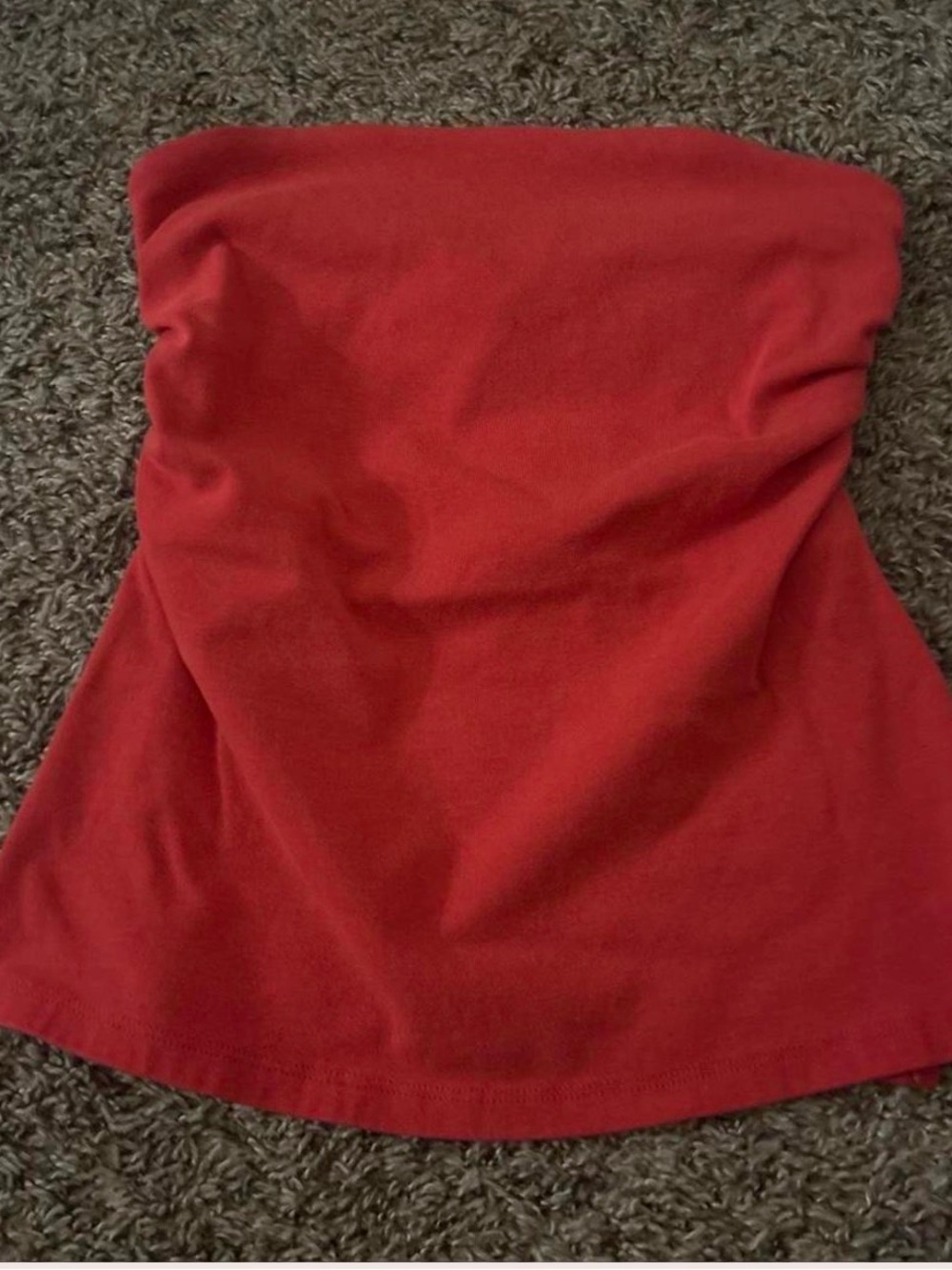 Target Red Strapless Tube Top - Picture 2 of 2